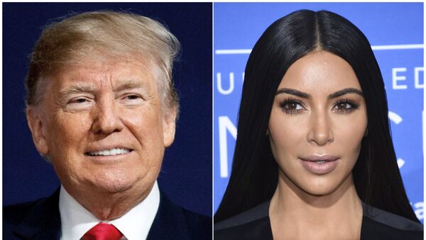 Donald Trump y Kim Kardashian West - Sputnik Mundo