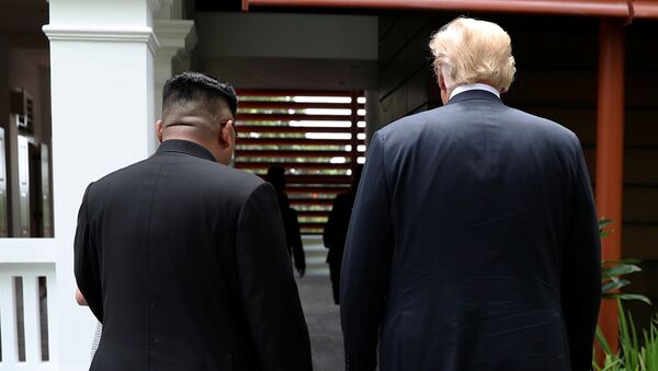 Cumbre entre Trump y Kim en Singapur - Sputnik Mundo