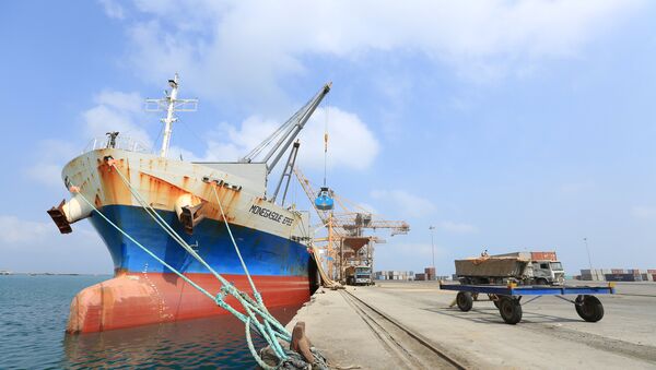 El puerto yemení de Al Hudaida - Sputnik Mundo
