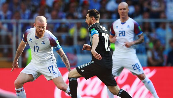 El partido entre Argentina y Islandia - Sputnik Mundo