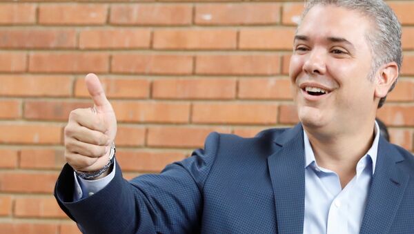 Iván Duque, elegido presidente de Colombia - Sputnik Mundo