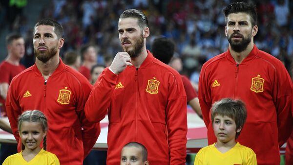 Los futbolistas de la selección española - Sputnik Mundo
