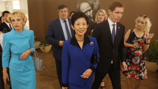 Hisako Takamado, princesa japonesa durante su visita a Rusia - Sputnik Mundo