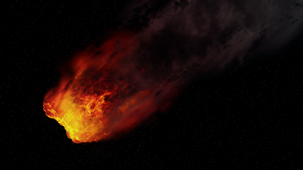Imagen de fantasía de un asteroide - Sputnik Mundo