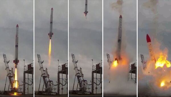 El fallo del cohete espacial MOMO-2 - Sputnik Mundo