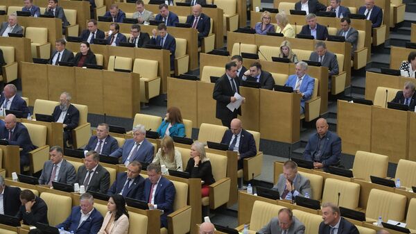 La Duma estatal (Cámara Baja del Parlamento ruso) - Sputnik Mundo