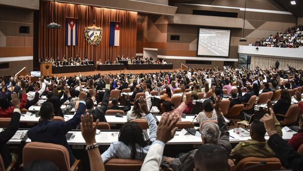 Sesión de la Asamblea Nacional de Cuba en La Habana - Sputnik Mundo