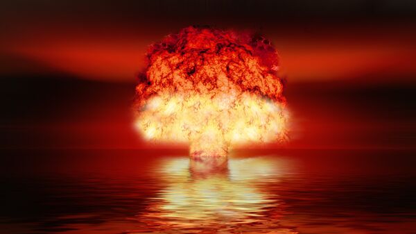 Una explosión nuclear, imagen ilustrativa - Sputnik Mundo
