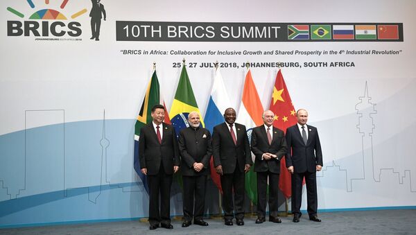 La X cumbre de los BRICS en Sudáfrica - Sputnik Mundo