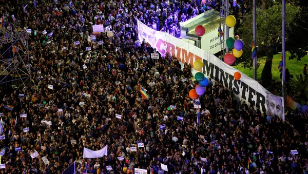 Activistas LGBT protestan contra la nueva enmienda a la ley de maternidad de Israel - Sputnik Mundo