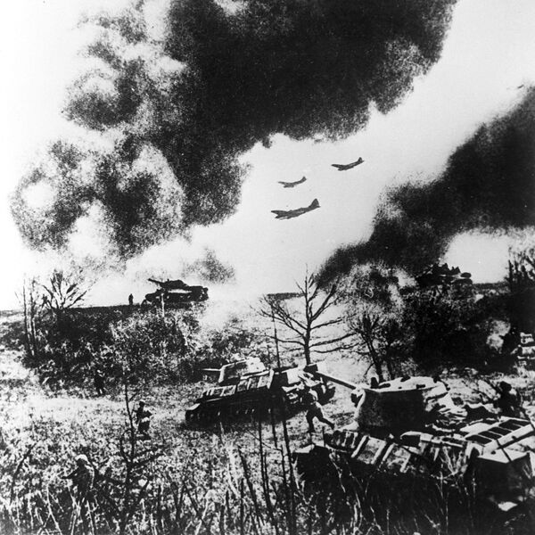 Ofensiva de las tropas soviéticas durante la batalla de Kursk (31 de julio de 1943) Ofensiva de las tropas soviéticas durante la batalla de Kursk (31 de julio de 1943) - Sputnik Mundo