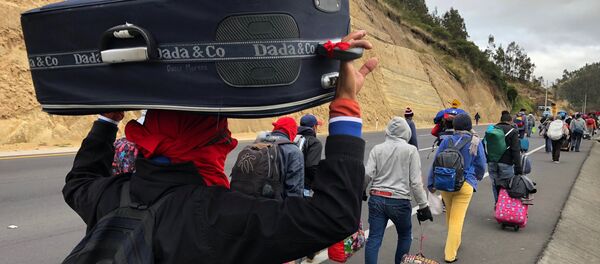Los migrantes venezolanos Los migrantes venezolanos - Sputnik Mundo