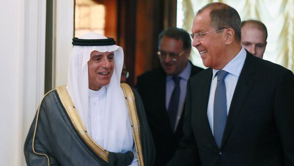 Встреча глав МИД России и Саудовской Аравии С. Лаврова и А. Аль-Джубейра - Sputnik Mundo