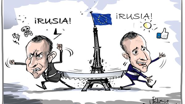 Macron, el contradictorio - Sputnik Mundo