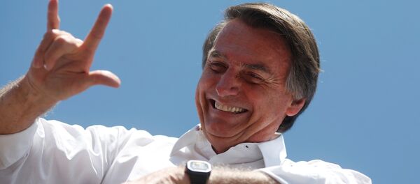 Jair Bolsonaro, candidato a la Presidencia de Brasil Jair Bolsonaro, candidato a la Presidencia de Brasil - Sputnik Mundo