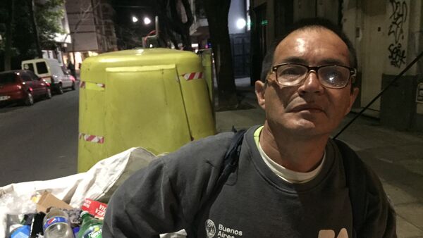 Julio Molina, recolector de las calles de Buenos Aires, Argentina - Sputnik Mundo