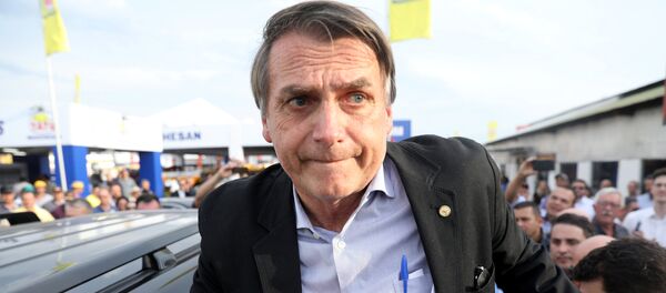 El candidato presidencial brasileño Jair Bolsonaro (archivo) El candidato presidencial brasileño Jair Bolsonaro (archivo) - Sputnik Mundo