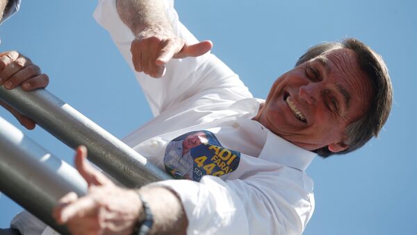 El candidato presidencial brasileño de ultraderecha Jair Bolsonaro - Sputnik Mundo