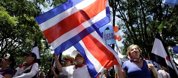 Manifestaciones en Costa Rica Manifestaciones en Costa Rica - Sputnik Mundo
