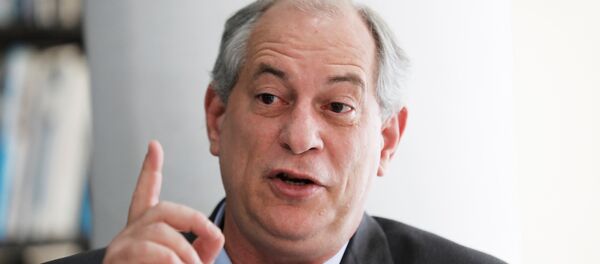 Ciro Gomes, político brasileño por el Partido Democrático Laborista Ciro Gomes, político brasileño por el Partido Democrático Laborista - Sputnik Mundo