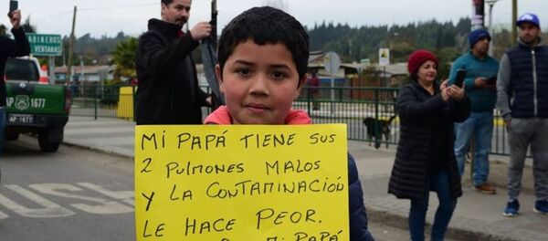Movilización por la situación medioambiental y de salud de la población de Puchuncaví y Quintero, Chile. Movilización por la situación medioambiental y de salud de la población de Puchuncaví y Quintero, Chile. - Sputnik Mundo