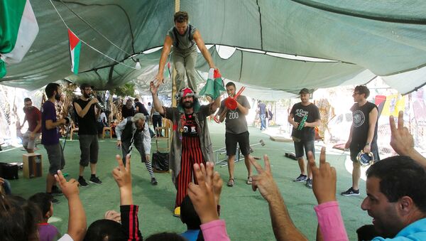 Festival de circo Festiclown en Palestina - Sputnik Mundo