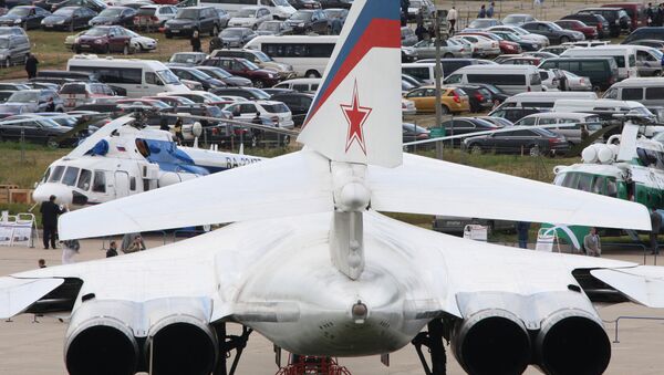 Motores del bombardero estrategico ruso Tu-160, archivo - Sputnik Mundo