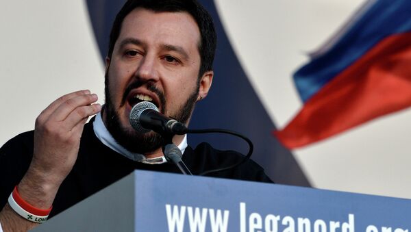 Matteo Salvini, ministro del Interior italiano - Sputnik Mundo