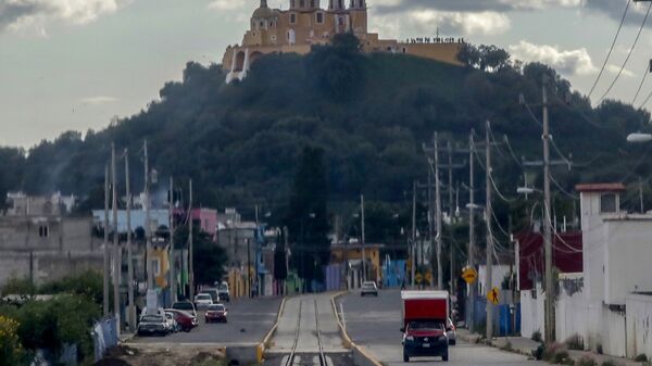 La vía del Tren Turístico Puebla-Cholula - Sputnik Mundo
