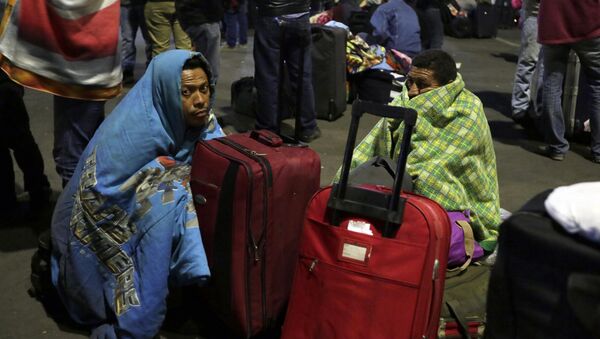 Migrantes venezolanos en Ecuador (Archivo) - Sputnik Mundo