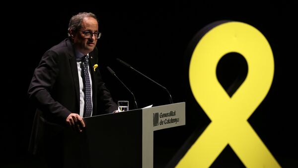 Quim Torra, presidente de la Generalitat de Cataluña - Sputnik Mundo