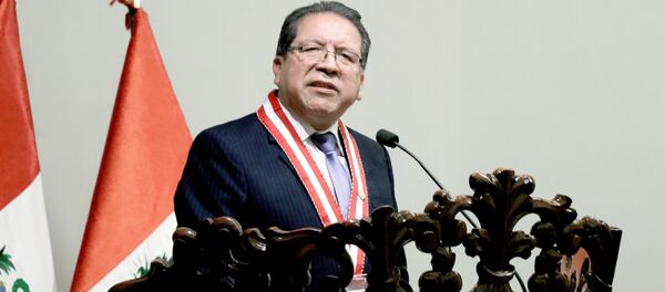 Pedro Chávarry, fiscal de la Nación de Perú Pedro Chávarry, fiscal de la Nación de Perú - Sputnik Mundo