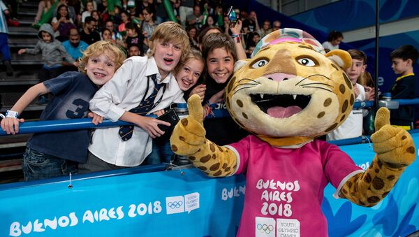 El #Pandi, mascota de los Juegos Olimpicos de la Juventud, Buenos Aires 2018 - Sputnik Mundo