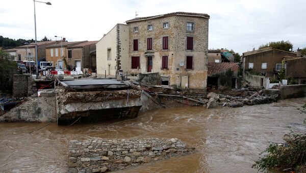 Las inundaciones en Francia - Sputnik Mundo