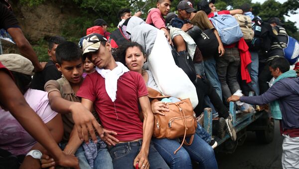 Migrantes hondureños - Sputnik Mundo