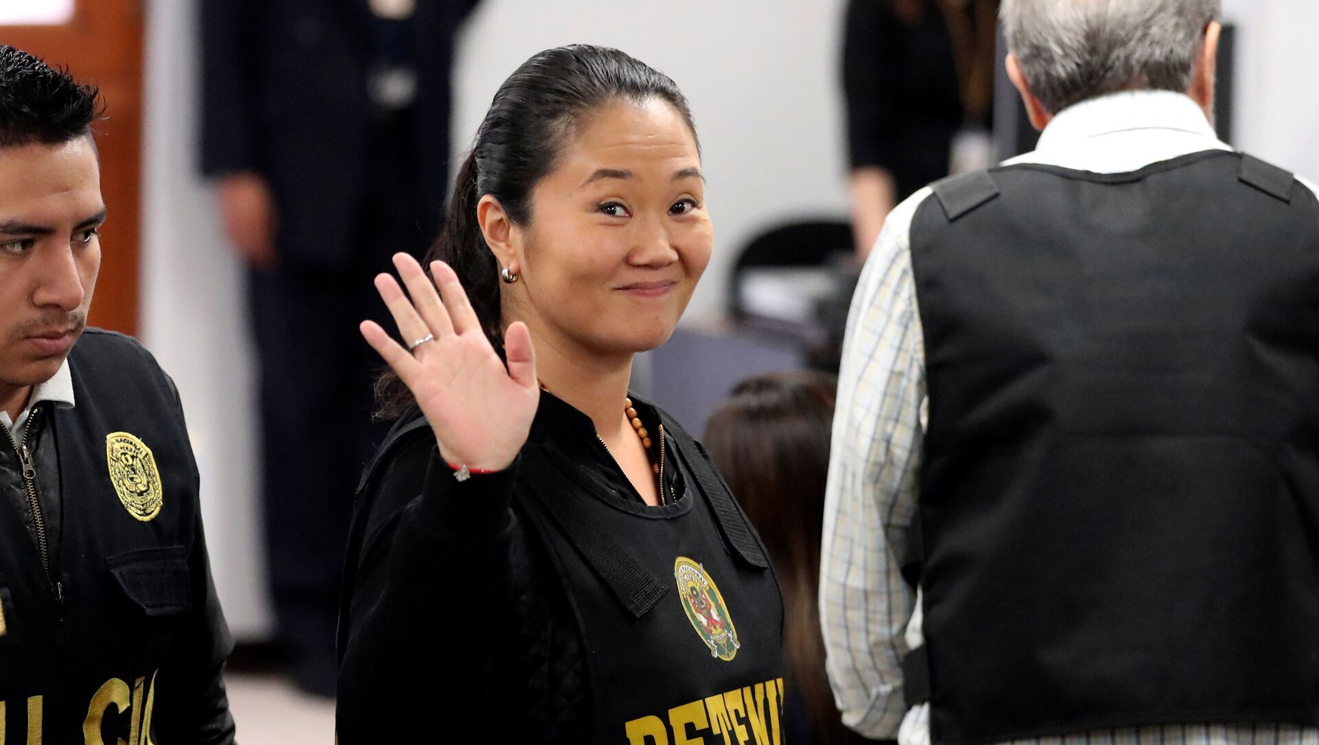 Keiko Fujimori, líder del partido Fuerza Popular.
