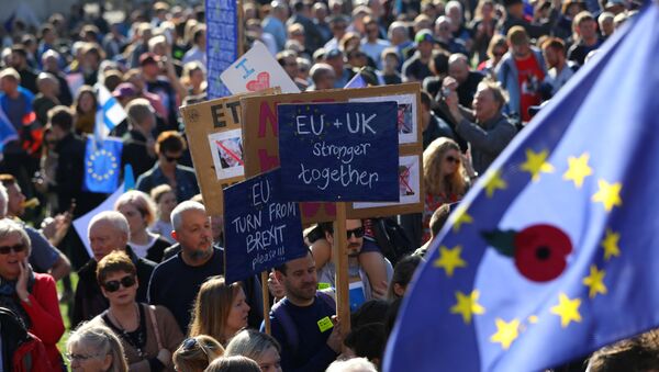 Protestas contra el Brexit en Londres - Sputnik Mundo