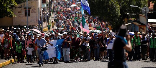 Migrantes de América Central en México Migrantes de América Central en México - Sputnik Mundo