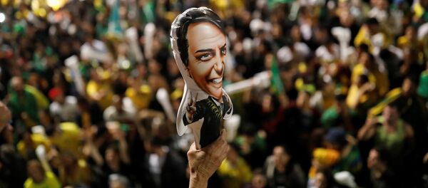 Partidarios del presidente electo de Brasil, Jair Bolsonaro Partidarios del presidente electo de Brasil, Jair Bolsonaro - Sputnik Mundo