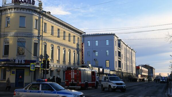 Explosión en una de la sede del Servicio Federal de Seguridad de Rusia ubicado en la ciudad de Arjánguelsk - Sputnik Mundo