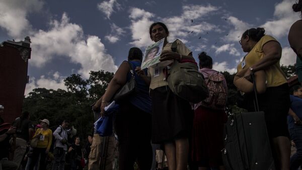 Integrantes de la 14° Caravana de Madres Centroamericanas en busca de migrantes desaparecidos en México - Sputnik Mundo