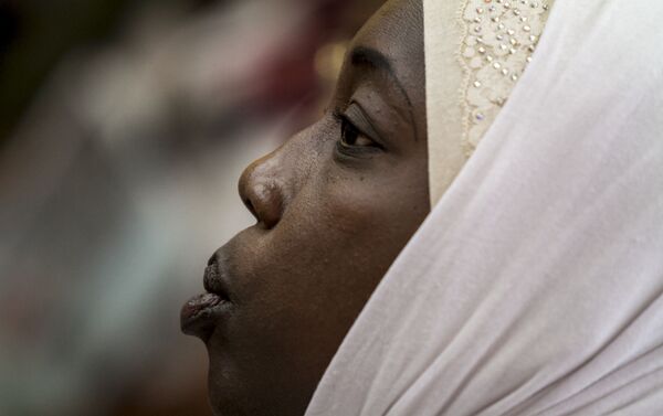 Mame Oumy Mar, de Senegal, durante la cumbre mundial de madres de desaparecidos - Sputnik Mundo