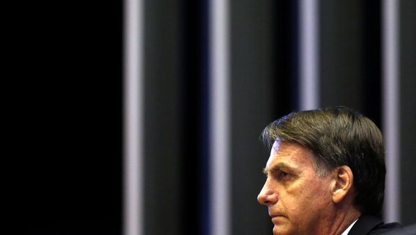 Jair Bolsonaro, presidente electo de Brasil, en el Congreso de Brasil - Sputnik Mundo