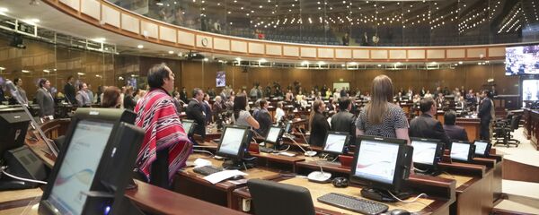 La Asamblea Nacional de Ecuador (archivo) La Asamblea Nacional de Ecuador (archivo) - Sputnik Mundo