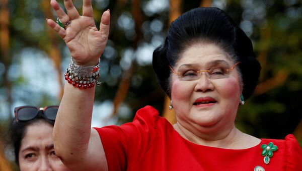 Imelda Marcos, ex primera dama y miembro de la Cámara de Representantes por la provincia de Ilocos Norte, Filipinas - Sputnik Mundo