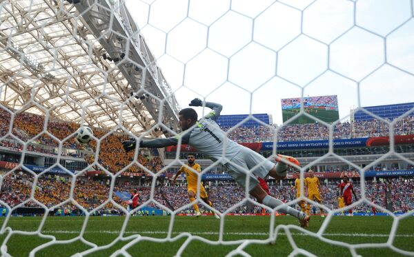 Gol de Paolo Guerrero en el partido de Australia vs Perú durante el Mundial de Rusia 2018 (haz clic para ver) Gol de Paolo Guerrero en el partido de Australia vs Perú durante el Mundial de Rusia 2018 (haz clic para ver) - Sputnik Mundo