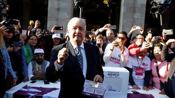 Andrés Manuel López Obrador,  presidente electo de México - Sputnik Mundo