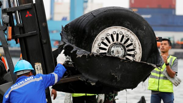 Los escombros del vuelo JT610 de Lion Air, Indonesia - Sputnik Mundo