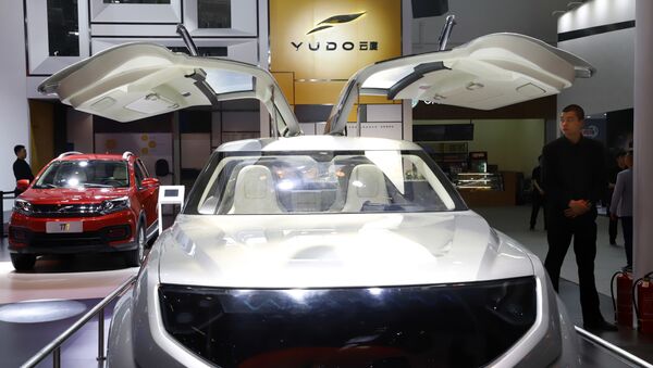Un coche eléctrico chino de la empresa emergente YUDO - Sputnik Mundo