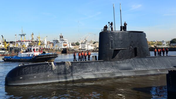 El submarino ARA San Juan (archivo) - Sputnik Mundo